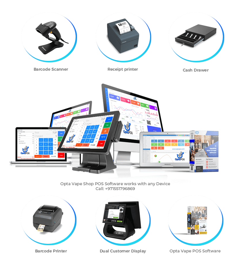 POS System with Software for Vape Shop Retail